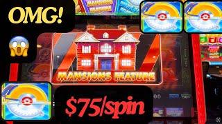 I Won A $75 MANSIONS FEATURE & It Paid Me A BIGJackpot On Huff N More Puff