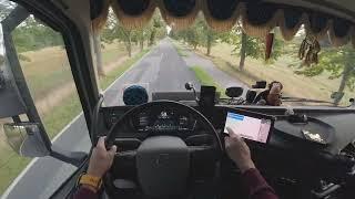 That's not the kind of place you want to unload ️ POV Truck Driving VOLVO FH