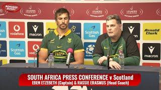 SOUTH AFRICA PRESS CONFERENCE v SCOTLAND - 10.11.24