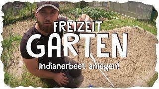 Indianerbeet anlegen!! | Mais+Bohnen+Kürbis! | Freizeit Garten