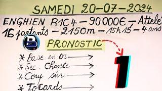 PRONOSTIC PMU QUINTÉ DU SAMEDI 20 JUILLET 2024