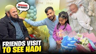 Friends visiting Muhammad Hadi for the first time Humari YouTube Family Be Humare Ghar A Sakti Hain