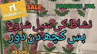 Nishat Linen New Arrival Sale Start Winter Collection 2024.