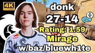 donk w/baz/bluewh1te+BOROS vs Perfecto (mirage) | FACEIT Ranked | Oct 5, 2024 #cs2 #pov