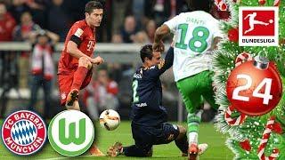 FC Bayern vs. Wolfsburg - Lewandowski’s 5 Goals in 9 Minutes | FULL GAME 15/16 | Advent Calendar 24