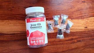 PureFoods | Iron-PB Gummies with PREBIOTICS & VITAMINS