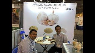 Dehydrated garlic fried garlic factory participated in the Shanghai exhibition #dehydratedgarlic