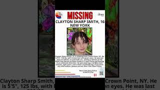 16 YEAR OLD CLAYTON SMITH IS MISSING FROM CROWN POINT NEW YORK!!!  HELP BRING HIM HOME SAFE!!!