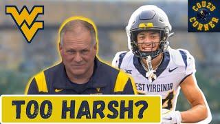 Rich Rodriguez Press Conference Comments Has WVU Football Fans Buzzing