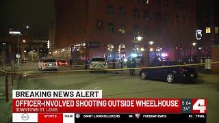 Officer-involved shooting outside Wheelhouse Bar in downtown St. Louis