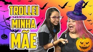 TROLLEI MINHA MÃE MAQUIANDO ELA PRO HALLOWEEN | COISAS DA LUNA