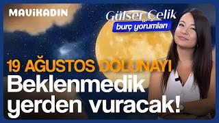 ÇILGIN DOLUNAY BEKLENMEDİK YERDEN VURACAK! 19 Ağustos Kova Dolunayı 2024 - Mavi Kadın