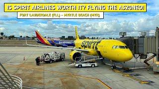 REVIEW | Spirit Airlines | Fort Lauderdale (FLL) - Myrtle Beach (MYR) | Airbus A320neo | Economy