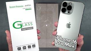 iPhone 16 Pro Max AMFILM Front Screen & Camera Protector  - Drop & Scratch TESTED