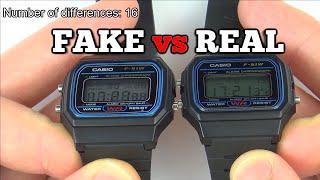 30 Ways to SPOT a FAKE CASIO F-91W WATCH