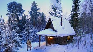 A man found an old hut in the forest and put it in order. Day 3