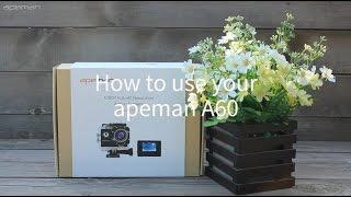 How To Use Apeman Action Camera A60