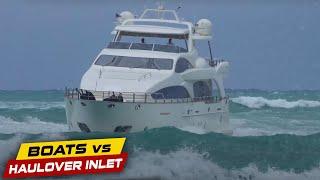 BOATS FACING HURRICANE IAN | Boats vs Haulover Inlet