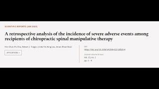 A retrospective analysis of the incidence of severe adverse events among recipients o... | RTCL.TV