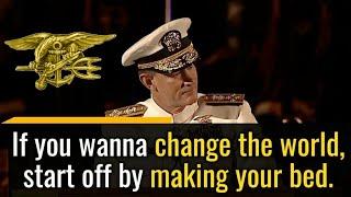 Speech To Change Your Life Today! Admiral McRaven "Make Your Bed" Motivational Words Of Wisdom