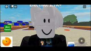 jugando dragón ball en Roblox