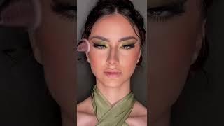 Sage green eyeshadow tutorial  #eyemakeup #neslismakeuphouse #glam