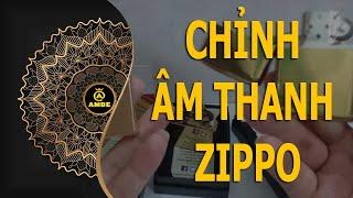 Cách chỉnh tiếng zippo | Chỉnh âm thanh zippo hay vang | Ambe.vn