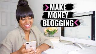 HOW TO MAKE MONEY BLOGGING: Ways I ACTUALLY make money online!