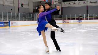 Karen Li and James Zhu dance their American Waltz to "Snowman" by Sia