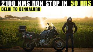 DELHI TO BENGALURU NON STOP 2100 KMS RIDE | TOUGHEST RIDE TOOK 50 HRS | EP-01 SOUTH INDIA RIDE