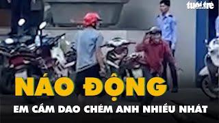 Em cầm dao chém anh nhiều nhát gây náo động giữa trung tâm Quy Nhơn