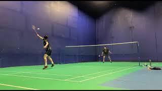 aldo oktaviano vs jason ho shue #badminton #badmintonindonesia #badmintontraining #badmintontuban