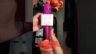 Q7 Karaoke  Wireless Microphone Bluetooth hifi Speaker with USB playback unboxing #Q7mic #karaoke