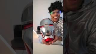 Real Life WORKING Iron Man Helmet  #funny #technology #tech