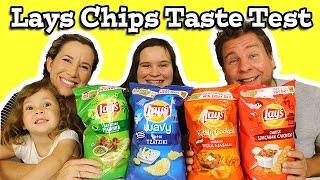 Taste Test Lays Chips Brazilian Picanha, Greek Tzatziki, Indian Tikka Masala