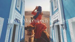 New Austin Youtuber Taking a Camel Ride in Marrakech & Seeing the Bahia Palace in Marrakech