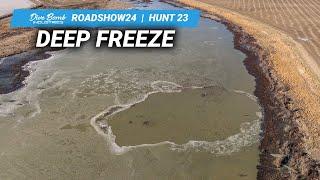 ICE HOLE DUCKS: Frozen Swamp, Lights Out Arkansas Duck Hunt! | #ROADSHOW24 HUNT 23