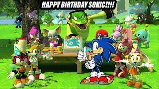 CHAT CAN MESS WITH MY SONIC GAME! HAPPY BIRTHDAY SONIC!