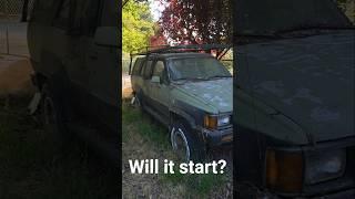 Getting this abandoned 4runner started