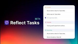 Reflect's Task Beta