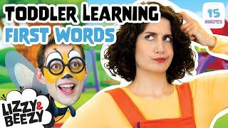 Toddler Learn Words With Fun| Hide and Seek in the Playground | Lizzy and Beezy