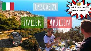 FREEDOM CAMPING IN APULIA - ITALY DECEMBER 2020 - Camper Van - Let's get otter here - Episode 29