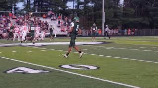 East Henderson Caleb Shipman makes a touchdown catch against Rosman