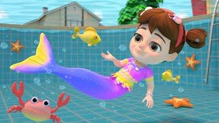 Little Mermaid Song | Swimming and more Sing Along Kids Songs