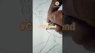 GHIBLI TREND #DRAWING GHIBLI #love #arrahman ️️️