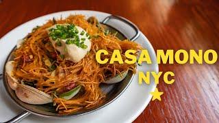 Eating at Casa Mono. NYC. Amazing Michelin Starred Spanish Tapas Restaurant with SLOW Service