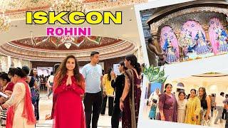 ISKCON TEMPLE, ROHINI SECTOR - 25 || Newly opened ISKCON in Delhi || Hare krishna || Radhe radhe 