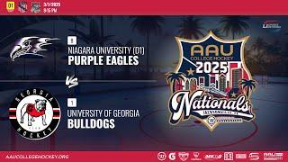 AAU NATIONAL CHAMPIONSHIPS - DI - Niagara University (D1) vs University of Georgia