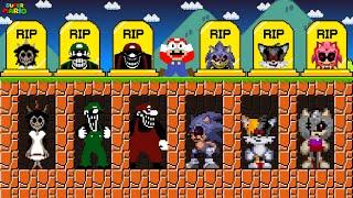 Mario R.I.P All Sonic and Mario Creepypasta Characters | Game Animation