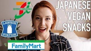 EVERY VEGAN SNACK you can buy at convenience stores in Japan